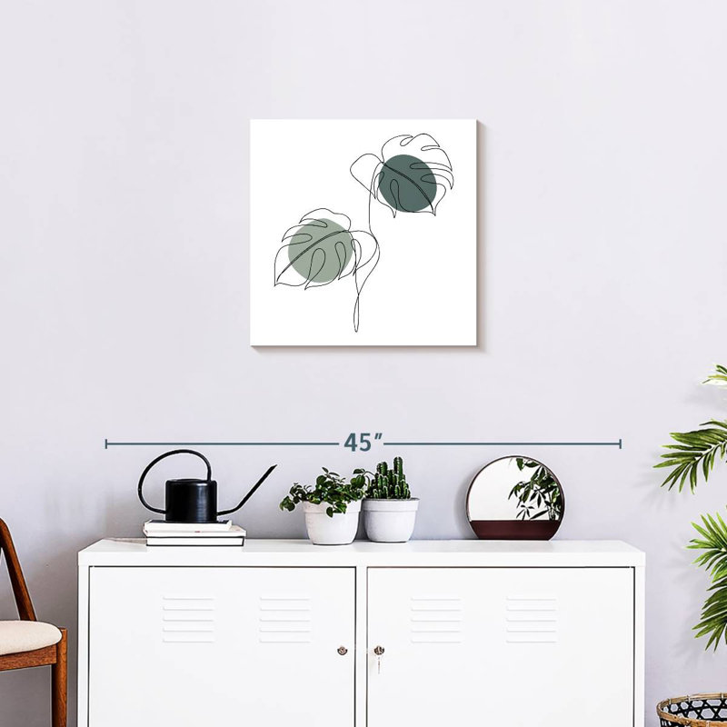 Harnek Minimalist Monstera, H 20 po x l 20 po