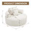 Chaise longue ronde 55,5 po avec 2 coussins-1287664089