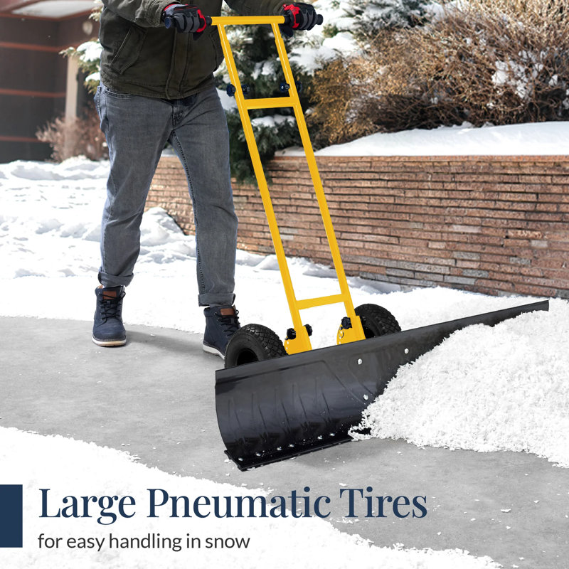 Snow Pusher, Gold/Black