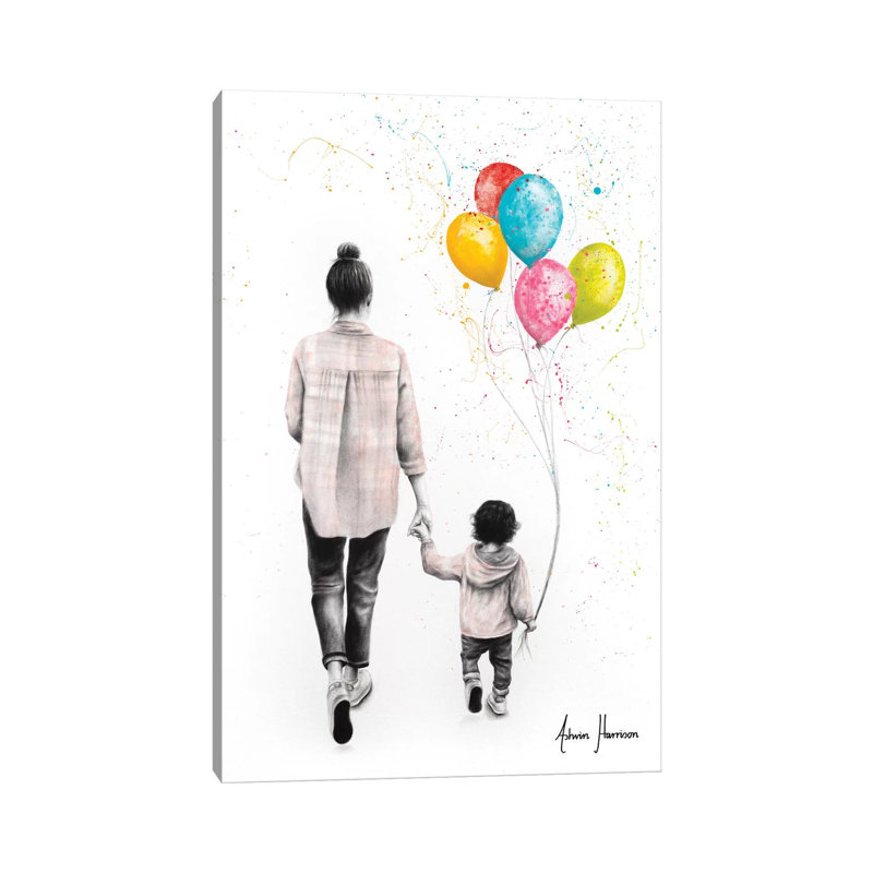 A Beautiful Day Together by Ashvin Harrison - Wrapped Canvas Gallery-Wrapped Canvas Giclée, 20.32 cm H x 30.48 cm W