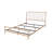 Breccia Sleight Queen Bed in Copper