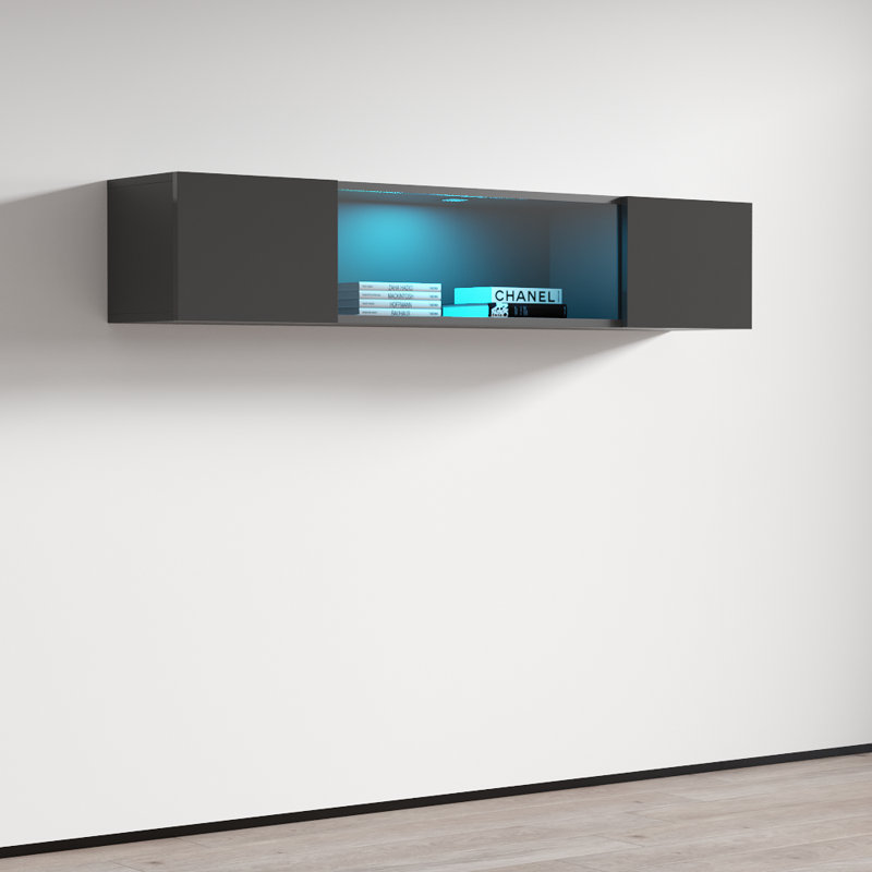 Armoire média flottante grise Type-52 63 "Fly, Gris