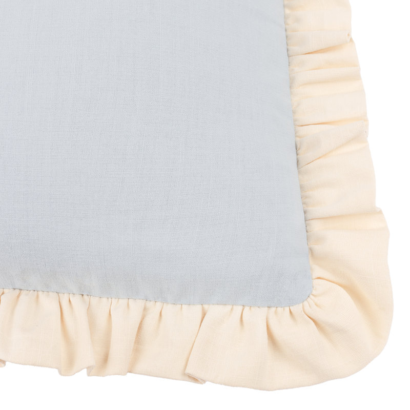 Square Throw Cushion, Blue, Polyester
