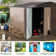 6 ft. W X 8 ft. D Metal Lean-To Storage Shed