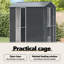 247cm Steel Floor Bird Cage
