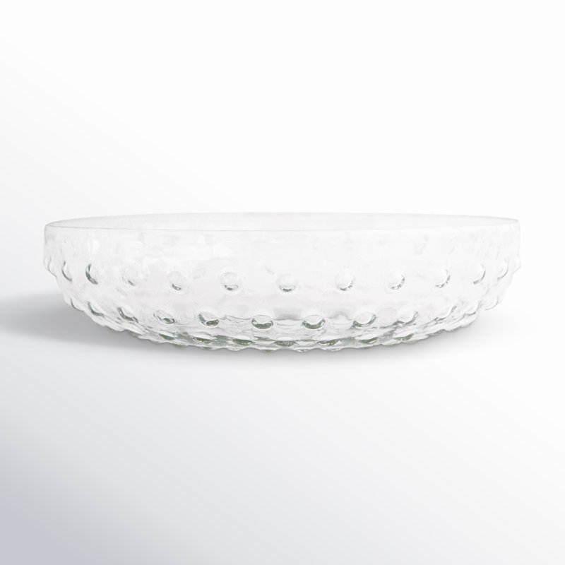 Bol de service rond en verre Soto