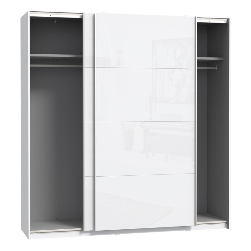 Dominey 2 Door Sliding Wardrobe, 210cm H x 200cm W x 61cm D
