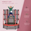 Trampoline pour enfants avec filet d'enclos-121260680