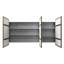 Three Door Steel Frame Square Shape Medicine Cabinet-407471087