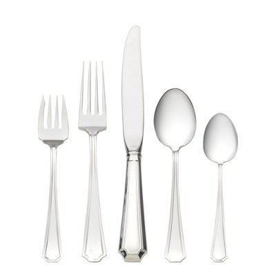 Gorham Fairfax 5-Piece Sterling Silver Flatware Set, Service for 1