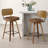 26" Swivel Upholstered Counter Height Bar Stool-1899799743