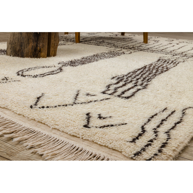 Rotman Moroccan Wool Hand Loomed 150cm X 235cm Area Rug