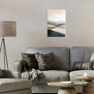 Plaque murale Desert Dunes Layered Hills, design par Petal Prints Design