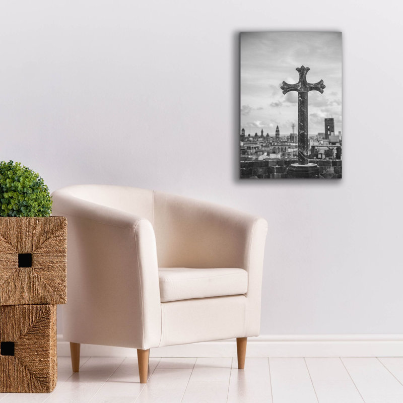 «Epic Graffiti», cathédrale, vue de Barcelone, par Nathan Larson, art mural sur toile, 12 po x 18 po, H 26 po x l 18 po