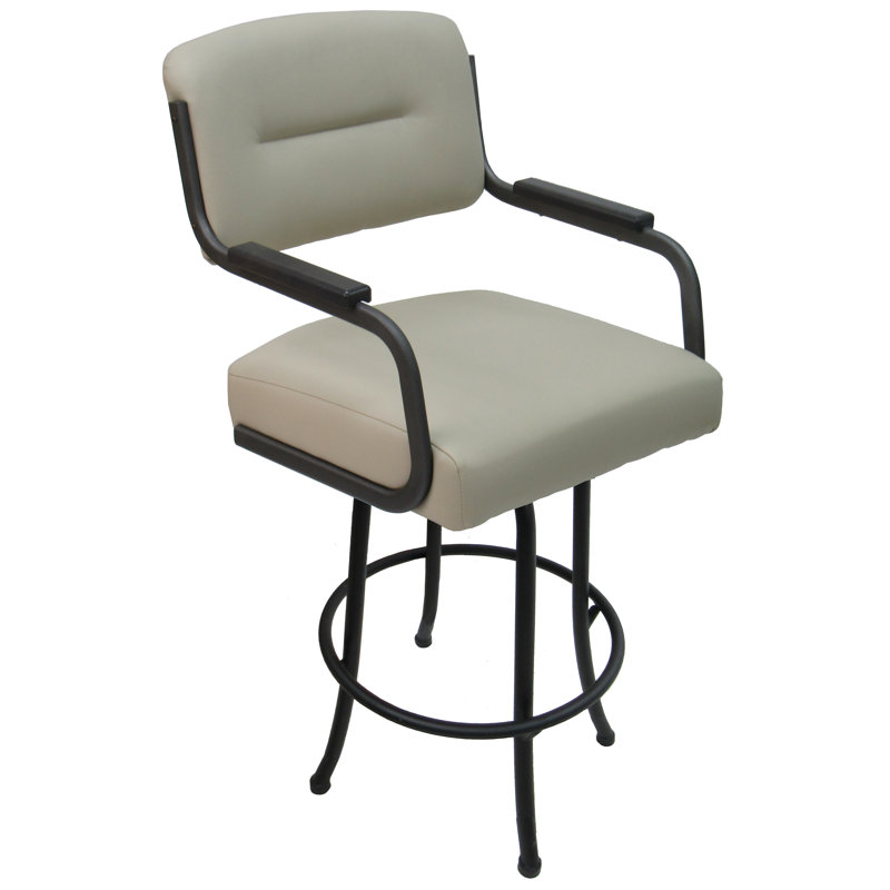 Ansara Swivel Upholstered Counter Stool, Extra Tall (34" Seat Height)