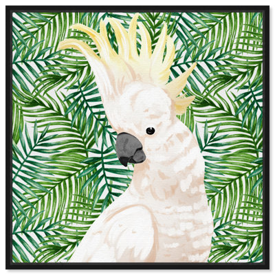 «Animals Cockatoo Profile Birds», reproduction d'art sur toile