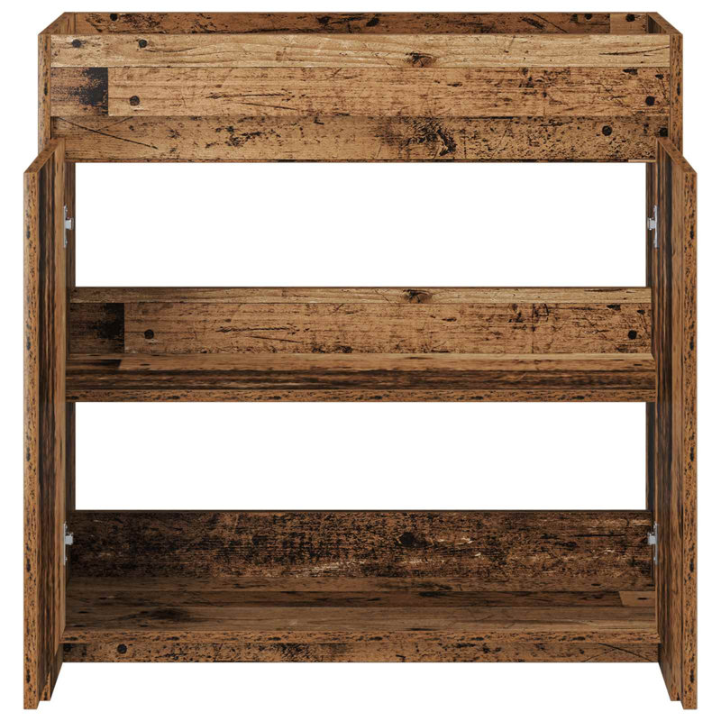 78.5cm Bathroom Vanity Base Only, Old Wood
