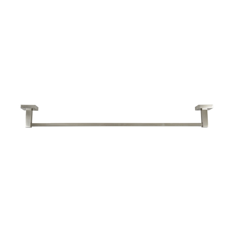 Barre à serviettes murale Capri, H 1,89 po x L 18,88 po x P 2,8 po, Nickel brossé