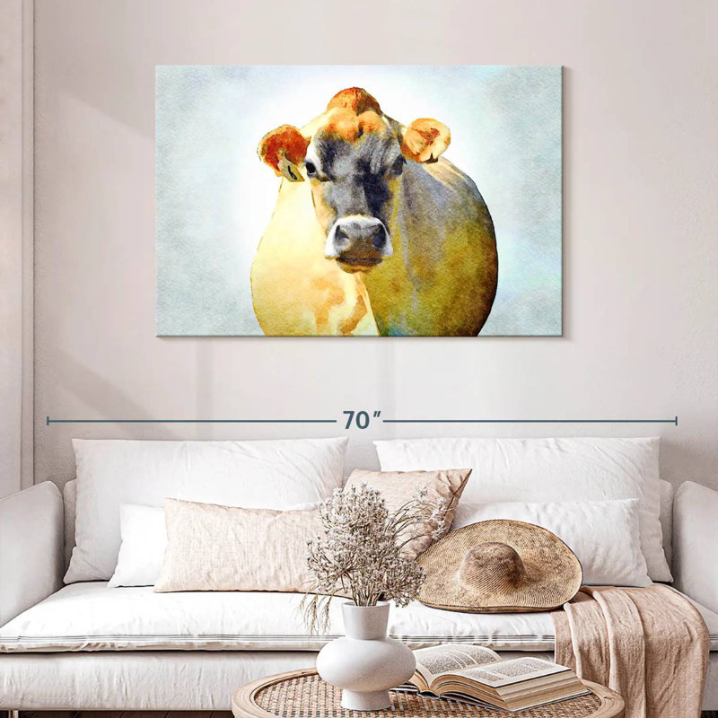 Grumpy Cow, 30" H x 45" W