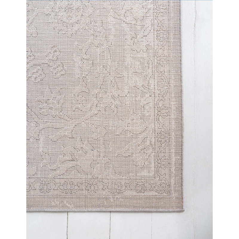 Hidekazu Floral Indoor Rug, Rectangle 9' x 12'