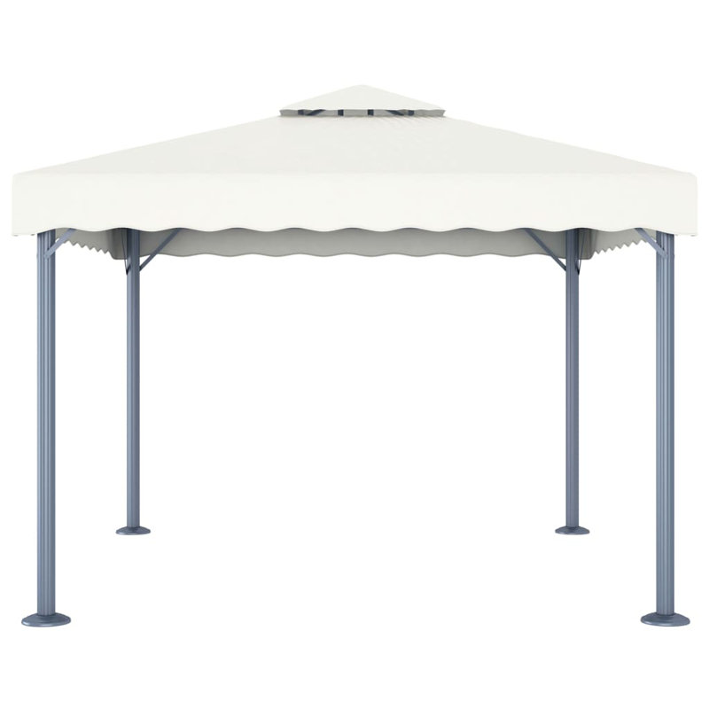 Gertie 3m x 3m Steel Patio Gazebo, Cream