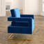 Fauteuil en velours l 33 po Binghamton-693512350-694730416