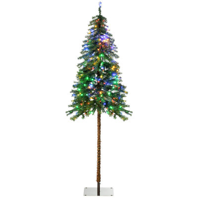 6ft Tall Prelit Pencil Artificial Christmas Tree