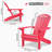 Plastic Patio Adirondack Chair-980883487