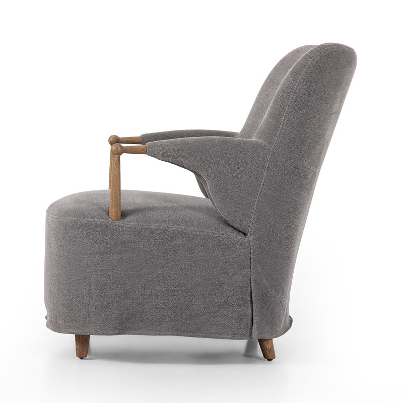 Brently Chair, Broadway Denim Linen