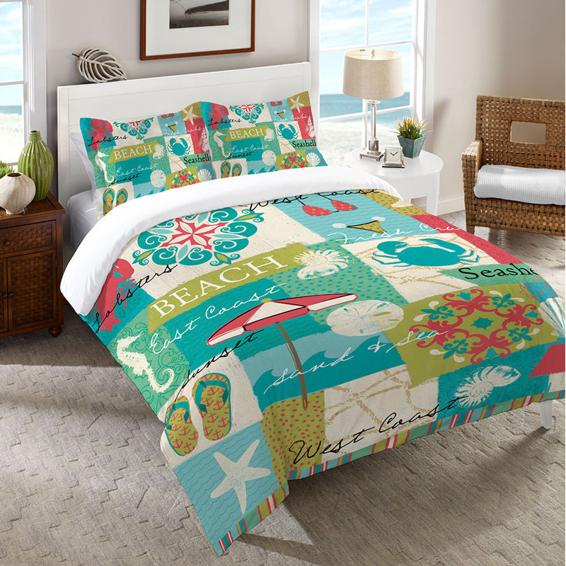 Coastal Party Microfiber / Microsuede Pillow Sham