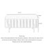 Repose-pieds de rangement en bois massif plissé scandinave Minimalist