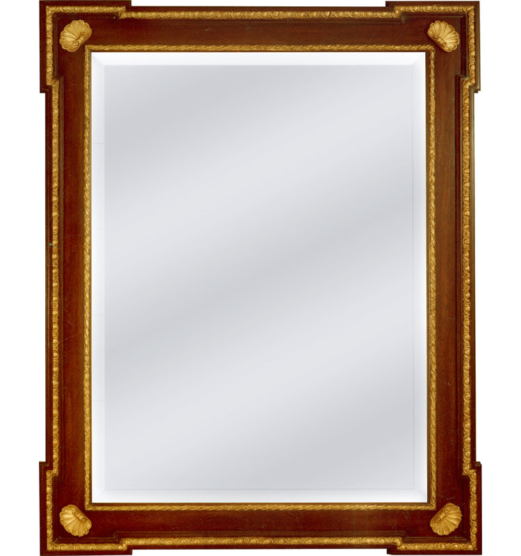 The Crestwood Flat Beveled Wall Mirror, 49" x 39"