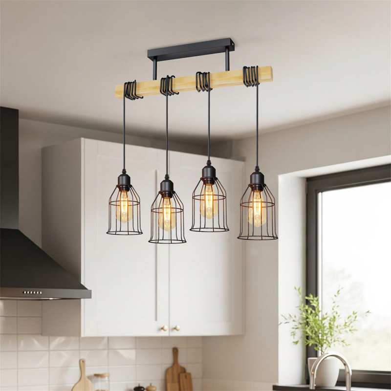 4 - Light Matte Black Pendant