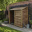 7 Ft. x 3 Ft. Log & Tool Store - Double Bay Multi Storage Unit-36319740