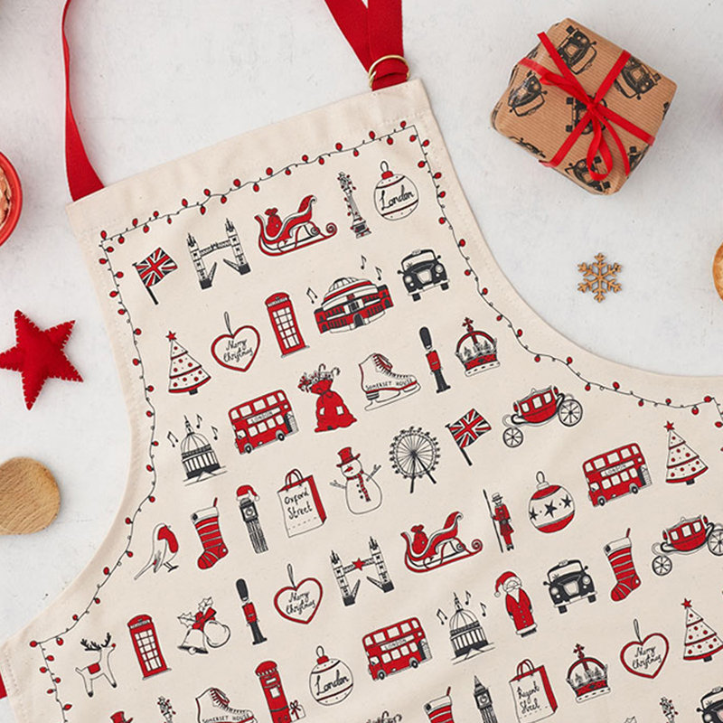Victoria Eggs - London Christmas Apron