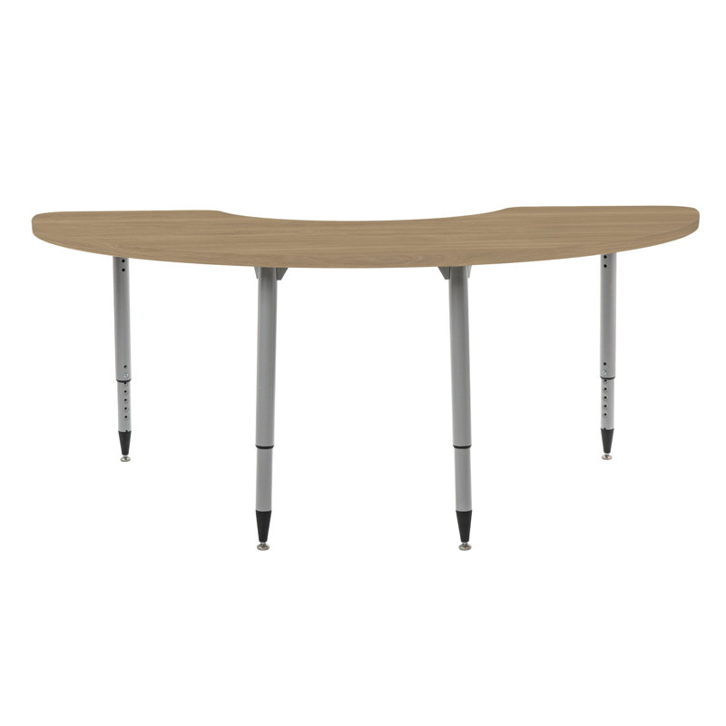 Table d'activité Adapte 36 x 72, Chêne Pasadena, Argent argent