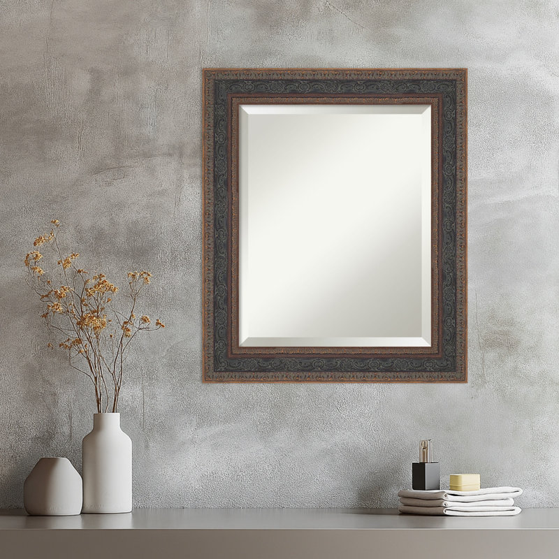 Miroir mural Attic, 25,5 po x 21,5 po, Bronze