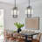 Black Water Ripple Acrylic Pendant Light for Kitchen Island 1-Light Acrylic Pendant Light Fixture-613119399-627230280