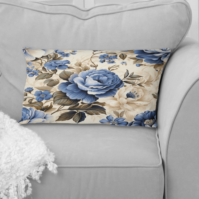Floral Throw Pillow