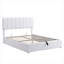 Lit plateforme tapissier pour adolescent avec système de rangement hydraulique-1297944590-1297944589