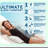SleepEase Memory Foam Lumbar Support Pillow - Back Pain Relief for Side, Back, and Stomach Sleepers. Triangle Wedge Bolster Bed Rest Pillow in White Standard Size.