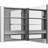 Maxstow Surface Mount Frameless Medicine Cabinet with LED Lighting-62674199-62722675