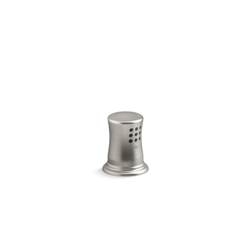 Air Gap Cover With Collar, Vibrant Stainless