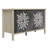 Modern 4-Door Sideboard Buffet Cabinet with Adjustable Shelves, Natural & Black Wood Grain Storage Console for Living Room, Dining Room, and Entryway-1714299635
