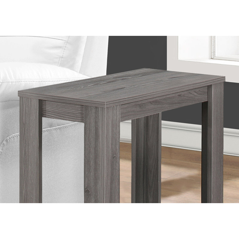 Table d'appoint polyvalente avec construction durable et attrait élégant pour n'importe quelle pièce, Gris, Gris, Gris
