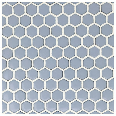 1" x 1" Ceramic Mosaic Sheet Wall Tile
