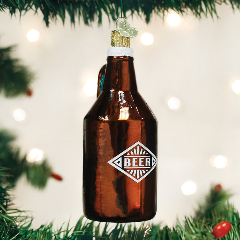Ornement figurine suspendu cruche bière