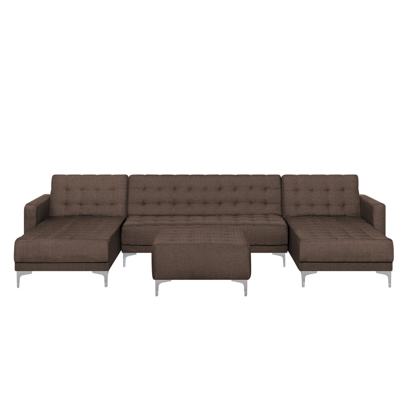 Finnegan 5 Seater Sofa Bed, Brown