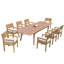 Idora Outdoor 11 - Piece Teak Dining Set-138567761-141874701
