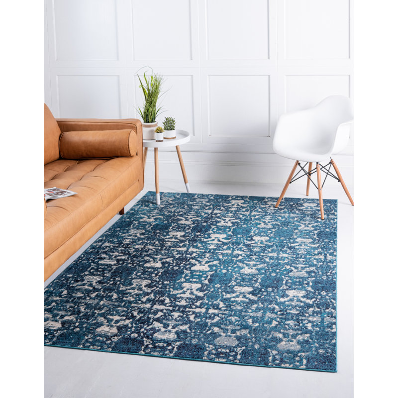 Abstract Indoor Rug, Rectangle 4'1" x 6'1"